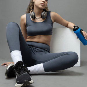 Conjunto Deportivo de Alta Calidad para Entrenamiento, Leggings de Cintura Alta, Camiseta de Manga Larga, Ropa Deportiva para Gimnasio, Ropa Deportiva para Mujer, Conjunto de Yoga - Product Image 5