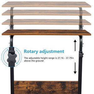 Mesa Auxiliar Ajustable P2 de 15 mm con Tablero de Aglomerado y Acero, con Ruedas y Altura Ajustable, con Separador, Código Antiguo 23373712 - Product Image 3