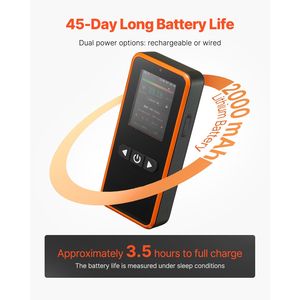 Rilevatore di Radon Portatile per Casa, Facile da Usare, Alimentato a Batteria, Gamma 3.3Bq a 37kBq/m3 - Product Image 6