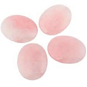 Stone Cabochon Oval Rose Quartz Natural Stone Pendants Loose Gemstone Crystal Pendant Necklace Oval Cabochon <b>Jewelry</b> - Product Image 4