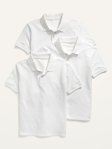 เสื้อโปโลผ้าโพลีเอสเตอร์สีแดงแบบสั่งทำสำหรับเด็กนักเรียนชายชั้นประถม แขนสั้น เสื้อนักเรียนชาย - Product Image 4