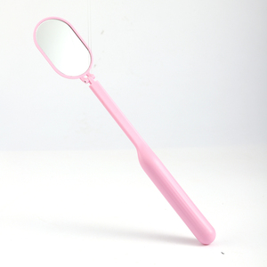 Stainless Steel Eyelash Extension <b>Mirror</b> Professional Beauty Tool Handheld Lash <b>Mirror</b> With Lightweight Handle - Product Image 5