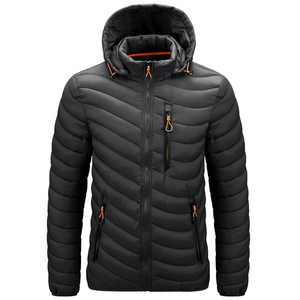 Meilleures ventes : Blousons d'hiver matelassés tendance pour hommes, avec logo personnalisé, manteau de sport ODM, col montant, en tissu bulle, pour adultes - Product Image 6