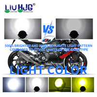 Système d'éclairage de moto Liu HJG de haute qualité, personnalisé ODM, blanc ambre, accessoires de voiture, projecteur LED, phare antibrouillard pour moto