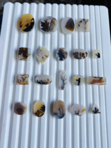 Cabujón de Dendrita Shazar de Alta Calidad, Gema Suelta Lisa de Alta Calidad para Joyería Curativa, Lote de Piedras - Product Image 2