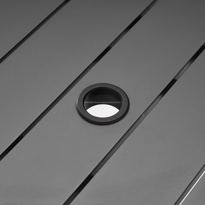 ชุดเฟอร์นิเจอร์สวนไม้เนื้อแข็งทันสมัย 6 ที่นั่ง ทนทานต่อสภาพอากาศ ดีไซน์ร่วมสมัย สำหรับลานบ้าน - Product Image 3