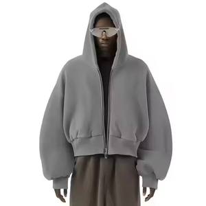 Survêtements personnalisés pour hommes et femmes, sweats à capuche épais 500 GSM 350 GSM en molleton polyester/coton brodé, et shorts amples - Product Image 2