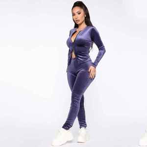 Nouveauté : Survêtements unisexes en velours, style décontracté hiver, séchage rapide, écologiques, respirants et légers - Product Image 2