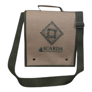 Bolso Bandolera de Yute Ecológico de Diseño, Bolso de Hombro Moderno para Damas - Product Image 3