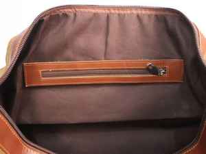 Sac de voyage fourre-tout en cuir véritable à poils, marque privée, avec fermeture éclair, design portable et tendance LHDB-0099 - Product Image 2