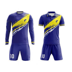 ชุดฟุตบอลประสิทธิภาพสูงสำหรับการแข่งขันลีก ผลิตจากวัสดุกีฬาที่แห้งเร็ว สำหรับผู้ชาย - Product Image 5