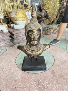 Statue de bouddha thaïlandaise Amitabha Arts Sculpture grandeur nature intérieur décor à la maison en métal sculpté dieu hindou Statue polyérésine Bu - Product Image 5