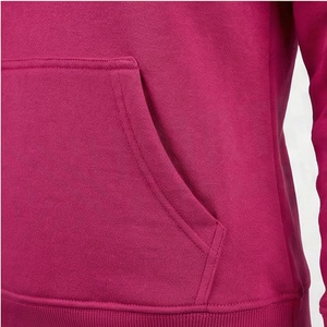 Sudadera con capucha de mujer con hombros caídos, color personalizado, manga larga, bolsillo frontal, estilo urbano de invierno, forro polar - Product Image 5