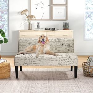 Divano a Due Posti Senza Braccioli con Gambe in Legno per Soggiorno - Product Image 6