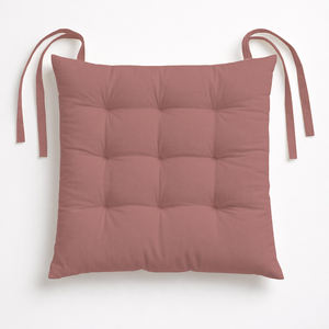 Coussin de chaise de salle à manger moelleux avec attaches, coussin de siège carré antidérapant pour chaises de cuisine, de patio et de bureau - Product Image 1