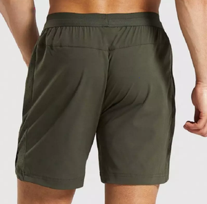 Men's Casual Bermuda Shorts Front Logo 100% Cotton Four-Way <b>Stretch</b> Drawstring Closure Quick Dry Breathable Eco-Friendly Fitness - Product Image 5