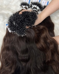 Novedades 2025, Cabello Natural Ondulado en Paquetes, Extensiones de Cabello Vietnamitas con Anillas Nano, Sin Enredos, Sin Caída - Product Image 5