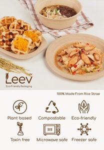 Atacado 7 "Placas Descartáveis Redondas para Embalagem De Alimentos Direto da Fábrica na Tailândia - Product Image 4