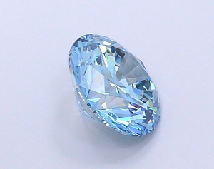 Diamante CVD cultivado en laboratorio, forma redonda, 1.51 quilates, azul intenso, claridad SI1, pulido excelente, gema suelta brillante. - Product Image 4
