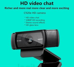 Logitech C920 Pro กล้องเว็บแคม1080P สำหรับการโทรและบันทึกวิดีโอ100% แล็ปท็อปของแท้ - Product Image 2