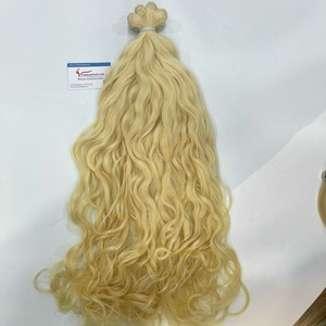 สินค้าใหม่ ผมเวียดนามแท้แบบเครื่องจักรเย็บติด  ตรงธรรมชาติ หยักศก เงางาม นุ่มลื่น เกล็ดผมครบถ้วน ราคาขายส่ง - Product Image 3