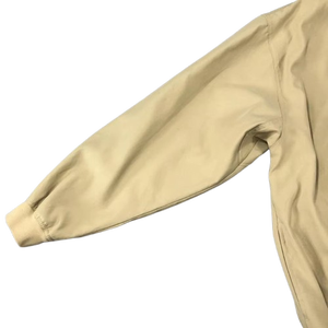 Veste coupe-vent pour homme, couleur beige, col en V, doublure polyester, vente en gros, avec logo, OEM, nom d'équipe personnalisé - Product Image 5