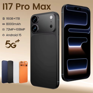 โทรศัพท์มือถือรุ่นใหม่ขายดี I17 Pro Android 15 รองรับ 4G LTE หน้าจอ HD ขนาดใหญ่ 7.3 นิ้ว Deca Core 16GB+1TB รองรับภาษาเยอรมัน - Product Image 3