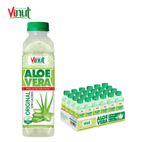 Originele Aloë Vera Drank 500ml PET Fles Vinut Natuurlijk Fruit Sap Drank Private Label Fabriek Directe Groothandelsprijs