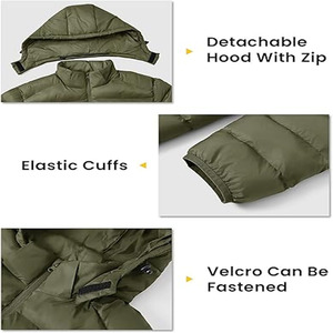 Men 2025 Winter Bubble Puffer Jacket Outdoor <b>Warm</b> Quilting Coat Custom Logo Down Jacket for Men - Product Image 2