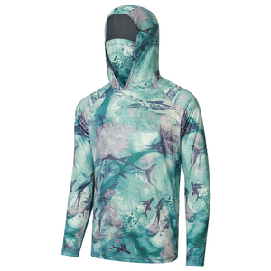 Nouveau design de sweat-shirts de pêche pour hommes avec poches latérales zippées, design OEM, légers, à manches longues, chemise de pêche pour hommes - Product Image 2