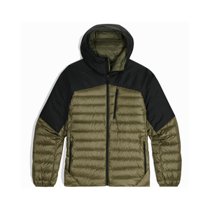Men's Lightweight Down <b>Jacket</b> Hooded Outdoor Winter Coat Windproof Warm Insulated Puffer Hiking Camping <b>Travel</b> Sports Outerwear - Product Image 3
