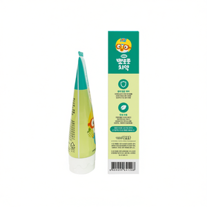 Dentifrice pour enfants Pororo 90g saveur melon sans fluorure, dioxyde de silicium, vitamine E, pour usage domestique, taille standard, boîte en carton - Product Image 2