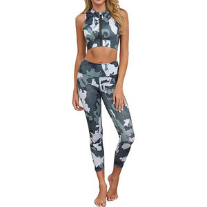 Conjunto de Yoga de 3 Piezas, Ropa Deportiva para Mujer, Traje de Fitness, Leggings de Gimnasio, Ropa para Entrenamiento - Product Image 1