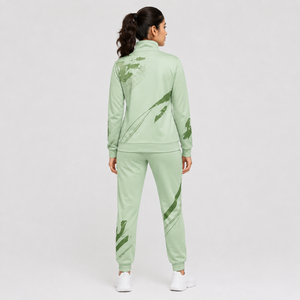 Wholesale OEM Service Pure Material Women Stand Collar Tracksuit Quick Dry Breathable Comfortable Women <b>Track</b> <b>Suit</b> 2026 Model - Product Image 5