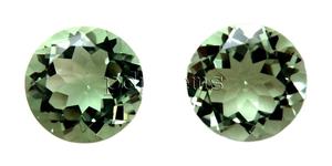 Amatista verde 100%, corte ovalado redondo Natural, corte facetado, gemas sueltas certificadas, piedra de forma personalizada y tamaño, piedras sueltas para joyería - Product Image 2