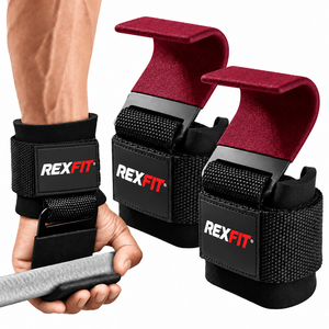 Crochets de musculation pour soulevé de terre avec support de poignet, sangles de poignet réglables, entraînement de force en salle de sport, personnalisation de marque, fournisseur en gros pour salles de sport - Product Image 4