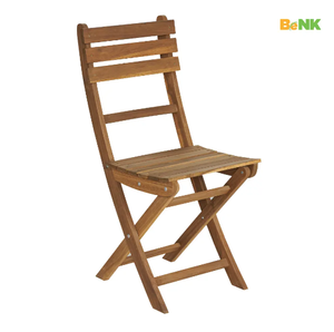 Juego de bistró plegable de madera de acacia moderno para comedor, cocina, muebles de exterior para villas, sala de estar, hoteles, patios, Apartamentos - Product Image 4