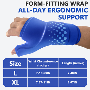 Pembalut Gel Es Pergelangan Tangan Berkualitas OEM, Dapat Dipanaskan di Microwave, Bantalan Panas Dingin untuk Relaksasi, Pelindung Pergelangan Tangan, Terapi Gel, Pereda Nyeri - Product Image 5