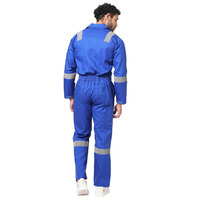 Ropa de Trabajo de Algodón Ignífuga al por Mayor, Equipo de Protección Personal para Hombres, Overoles Industriales de Seguridad para la Construcción