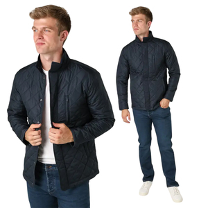 Hot Sale Quilted Puffer <b>Jacket</b> Mens USA Size Streetwear <b>Padded</b> Winter Coat Manufacturer Custom Logo Private Label - Product Image 1