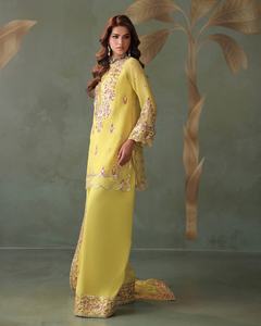 WS International 623 Camisa Corta de Color Increíble con Pantalón para Mujer, Material Viscosa, para Fiestas y Bodas - Product Image 5