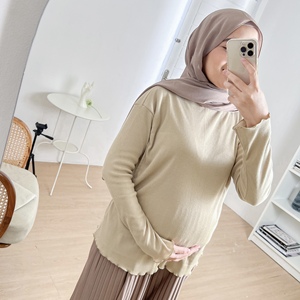 เสื้อถักลายริบสำหรับผู้หญิง มี 2 ไซส์ - Product Image 4