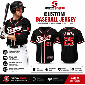 Camiseta de Béisbol Deportiva para Hombre, Negra, Roja y Blanca, Talla L, Secado Rápido, Manga Corta, Cierre de Botones, Ropa Deportiva para Adultos - Product Image 6