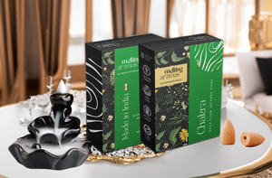 CHAKRA <b>BACKFLOW</b> STICK <b>INCENSE</b> Premium Wood Powder Religious Eco-Friendly Organic 100% Natural Indian <b>Incense</b> All-Season - Product Image 3