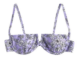 ชุดว่ายน้ำบิกินี่สั่งทำขายส่ง ชุดว่ายน้ำผู้หญิงสีพื้นแบบเซ็กซี่ทรงสามเหลี่ยม ชุดออกกำลังกายสำหรับผู้หญิง ชุดว่ายน้ำและชุดชายหาด - Product Image 5