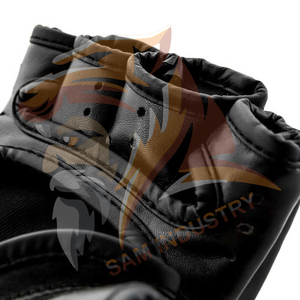 Best Selling Genuine Leather Solid Color MMA Gloves For Martial Arts Fight Training Customized Logo MMA Gloves - Product Image 3