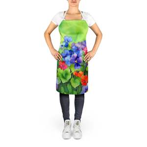 Illinois Violet Watercolor Unisex Large Multicolor Adult <b>Apron</b> <b>for</b> <b>Cooking</b> Baking Crafts Gardening Kitchen Serving <b>for</b> Men Women - Product Image 2