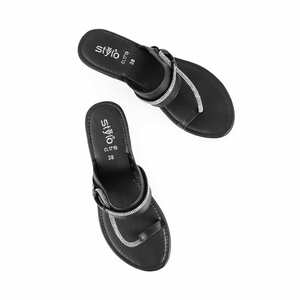 Sandalias de tacón informales negras CL1719 - Product Image 1