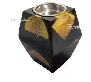 Brûleur d'encens en bois naturel 100%/Mubkhar avec des motifs floraux profonds pour la maison hôtel et espaces de méditation pour l'exportation - Product Image 3