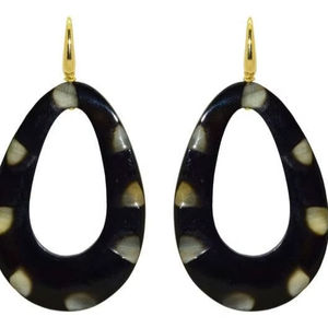 Pendientes de Cuerno Auténtico para Mujer y Niña, 100% Naturales y Ecológicos, Joyería de Lujo Popular, Pendientes de Cuerno de Búfalo - Product Image 1